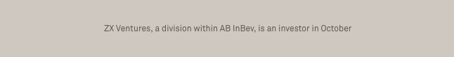 AB InBev disclaimer of ownership in October blog